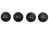Ford Racing Car Black and Chrome Wheel Cap - M-1096K-BCC