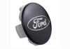 Ford Racing Ford Car Black & Chrome Wheel Center Cap Kit - Satin - M-1096K-BCS