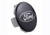 Ford Racing Ford Car Black & Chrome Wheel Center Cap Kit - Satin - M-1096K-BCS