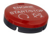 Ford Racing 15-17 Mustang Red Starter Button Installation Kit - M-10B776-MR