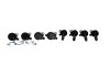 Ford Racing Coyote 5.0L V8 (Fits 2/24/16 And Later Mustang GT/F-150 4V Ti-VCT) Ignition Coil Set - M-12029-M50E