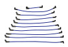 Ford Racing 9mm Spark Plug Wire Sets - Blue - M-12259-C301