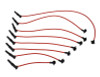 Ford Racing 9mm Spark Plug Wire Sets - Red - M-12259-R462