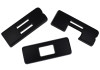 Ford Racing 2021+ Bronco Grille Lettering Overlay Kit - Black - M-1447-BLMB
