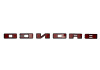 Ford Racing 2021+ Bronco Grille Lettering Overlay Kit - Black - M-1447-BLMB