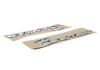 Ford Racing 21-23 Bronco Script Fender Badge - Silver - M-1447-BSS