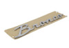 Ford Racing 21-23 Bronco Script Fender Badge - Silver - M-1447-BSS