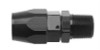 Fragola -6AN Straight Hose End x 1/4 NPT - Black - 190106-BL