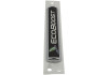 Ford Racing Black/Silver EcoBoost Emblem 3-1/2in x 9/16in - Set of 2 - M-1447-EBBLK