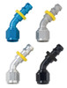 Fragola -4AN Push-Lite End 45 Degree - Blue - 204504