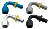 Fragola -10AN Push-Lite End 120 Degree - Blue - 212010