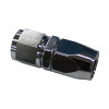 Fragola -12AN Straight Pro-Flow Hose End Chrome - 220112-CH