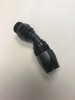 Fragola -12AN Male Rad. Fitting x 30 Pro-Flow Hose End - Black - 223012-BLRAD