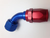 Fragola -6AN x 60 Degree Pro-Flow Hose End - Blue/Red - 226006