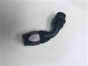 Fragola -10AN Male Rad. Fitting x 60 Degree Pro-Flow Hose End - Black - 226010-BLRAD