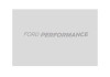 Ford Racing Ford Performance Bronco Windshield Banner - Silver - M-1820-BRS