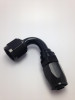 Fragola -10AN x 120 Degree Pro-Flow Hose End - Black - 231210-BL