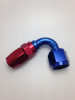 Fragola -12AN Fem x -16AN Hose 120 Degree Expanding Hose End - Blue/Red - 231213