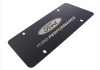 Ford Racing Black Stainless Steel Marque Plate - M-1828-LB