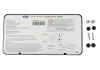 Ford Racing Ford Performance Slim License Plate Frame - Black Stainless Steel - M-1828-SSB