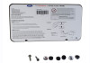 Ford Racing Slim License Plate Frame - Brushed Stainless Steel - M-1828-SSC