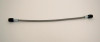 Fragola -2AN Brake Line w/ -3AN Black Alum. Nuts 48in - 290048-BL