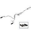 Ford Racing 15-18 F-150 5.0L Cat-Back Touring Exhaust System - Rear Exit Black Chrome Tips - M-5200-F1550DTBA