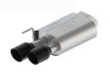 Ford Racing 2024 Mustang 2.3L Extreme Non-Active Cat-Back Exhaust w/GT Valance - Black Tip - M-5200-M2EBV
