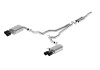 Ford Racing 2024 Mustang 2.3L Sport Non-Active Cat-Back Exhaust w/GT Valance - Black Tip - M-5200-M2SBV