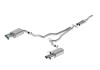 Ford Racing 2024 Mustang 2.3L Sport Non-Active Cat-Back Exhaust w/GT Valance - Chrome - M-5200-M2SCV