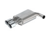 Ford Racing 2024 Mustang 2.3L Sport Non-Active Cat-Back Exhaust w/GT Valance - Chrome - M-5200-M2SCV