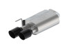 Ford Racing 2024 Mustang 2.3L Touring Non-Active Cat-Back Exhaust w/GT Valance - Black Tip - M-5200-M2TBV