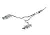 Ford Racing 2024 Mustang 2.3L Touring Non-Active Cat-Back Exhaust w/GT Valance - Chrome Tip - M-5200-M2TCV
