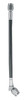 Fragola -3AN Black Covered Assembly Straight x 45 Degree 20in - 342020