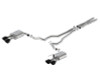 Ford Racing 2024 Mustang 5.0L Extreme Non-Active Cat-Back Exhaust w/Valance - Black Tip - M-5200-M5EBV