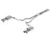 Ford Racing 2024 Mustang 5.0L Extreme Non-Active Cat-Back Exhaust w/Valance - Chrome Tip - M-5200-M5ECV