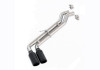Ford Racing 2019 Ranger 2.3L Ecoboost Side Exit Cat-Back Exhaust System w/ Dual Black Chrome Tips - M-5200-RA23SB