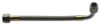 Fragola -6AN Hose Assembly Straight x 90 Degree Steel Nut 20in - 372020