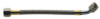 Fragola -6AN Hose Assembly Straight x 45 Degree Steel Nut 12in - 374012