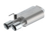 Ford Racing 2024 Mustang 5.0 Touring Non-Active Axle-Back w/GT Valance - Chrome Tip - M-5230-M5TCV