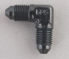 Fragola -6AN x 90 Degree Union Fitting - Black - 482106-BL