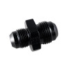Fragola -6AN x 9/16-24 Male Adapter-Holley - Black - 491951-BL