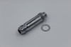 Fragola -6AN x 9/16-24 Carb Adapter Long 3in - Chrome - 491977-CH
