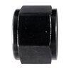 Fragola -12AN Aluminum Flare Cap - Black - 492912-BL
