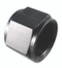 Fragola -8AN Aluminum Flare Cap w/ 1/8 FPT Black - 492928-BL