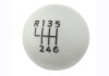 Ford Racing 15-19 Ford Mustang EcoBoost / GT w/ 6-Speed Manual Transmission Bullitt White Shift Knob - M-7213-M8B
