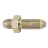 Fragola -4AN Straight Bulkhead - Steel - 583204