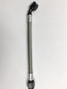 Fragola -10AN PTFE Hose Assembly Straight x 45 Degree 96in - 6010-1-4-96BL