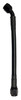 Fragola -8AN Ext Black PTFE Hose Assembly Straight x 45 Degree 16in - 6028-1-4-16BL