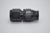 Fragola -12AN Real Street Straight Hose End Black For PTFE Hose - 680112-BL
